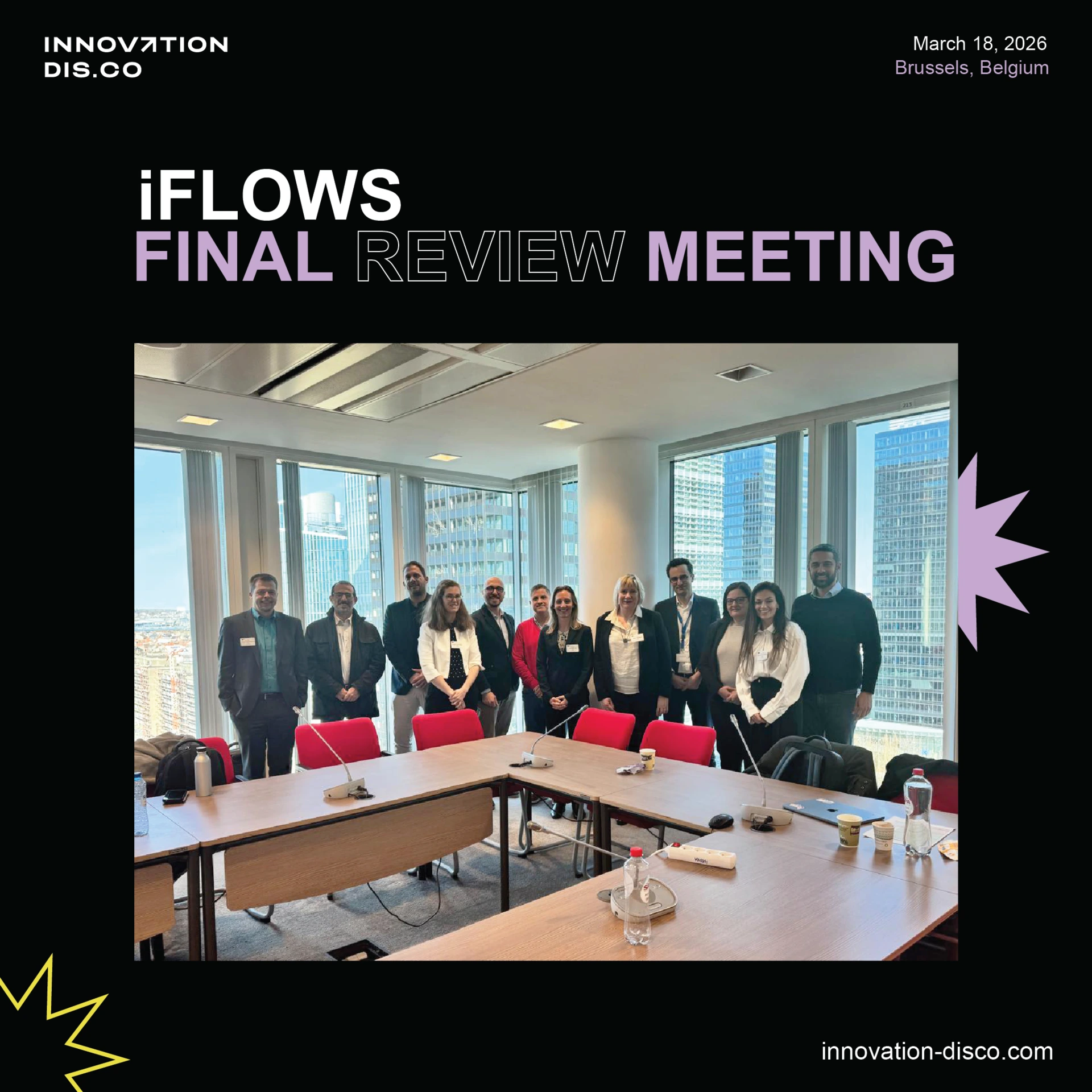 iFLOWS Wraps with Final Review in Brussels 